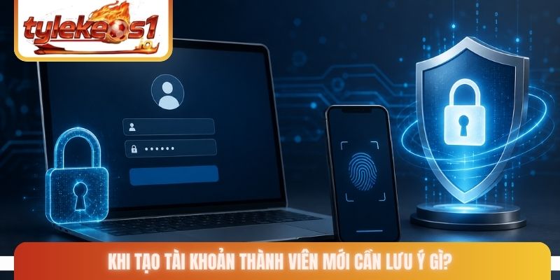 Khi tạo tài khoản thành viên mới cần lưu ý gì?