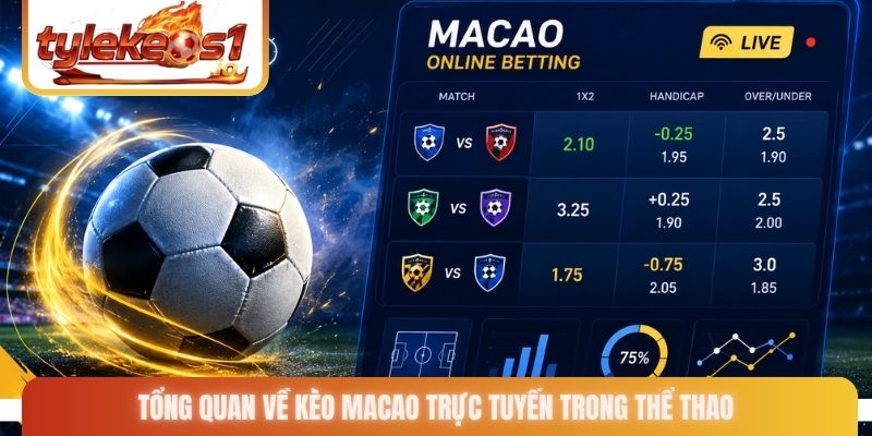 Tổng quan về kèo Macao trực tuyến trong thể thao
