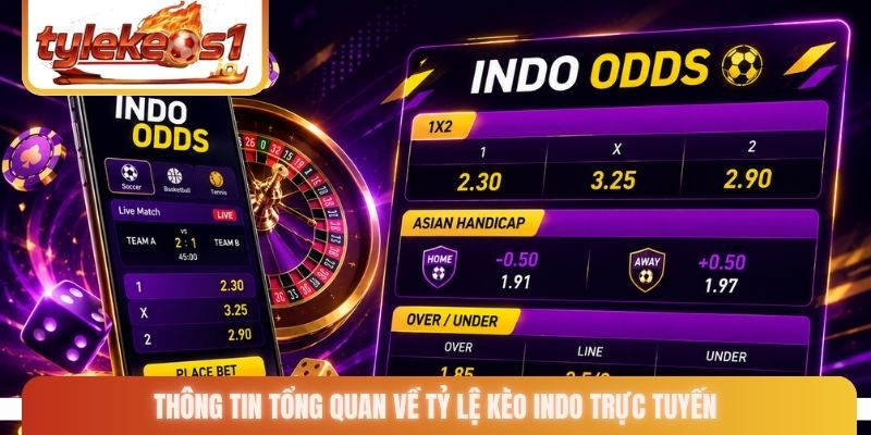 Thông tin tổng quan về tỷ lệ kèo Indo trực tuyến