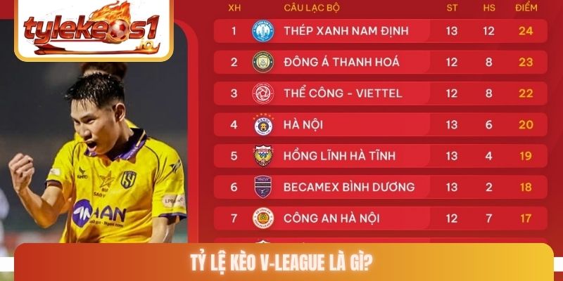Tỷ lệ kèo V-League là gì?